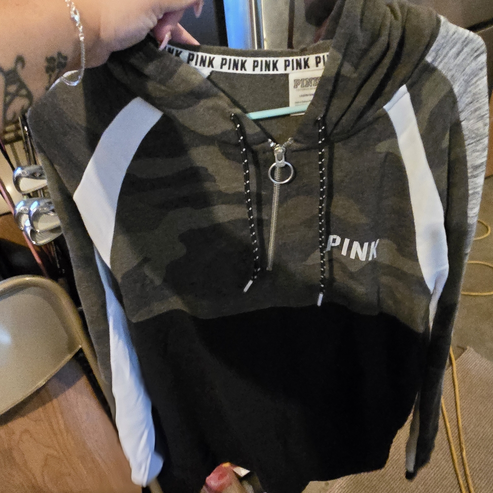 Victoria's Secret PINK Olive Hoodie